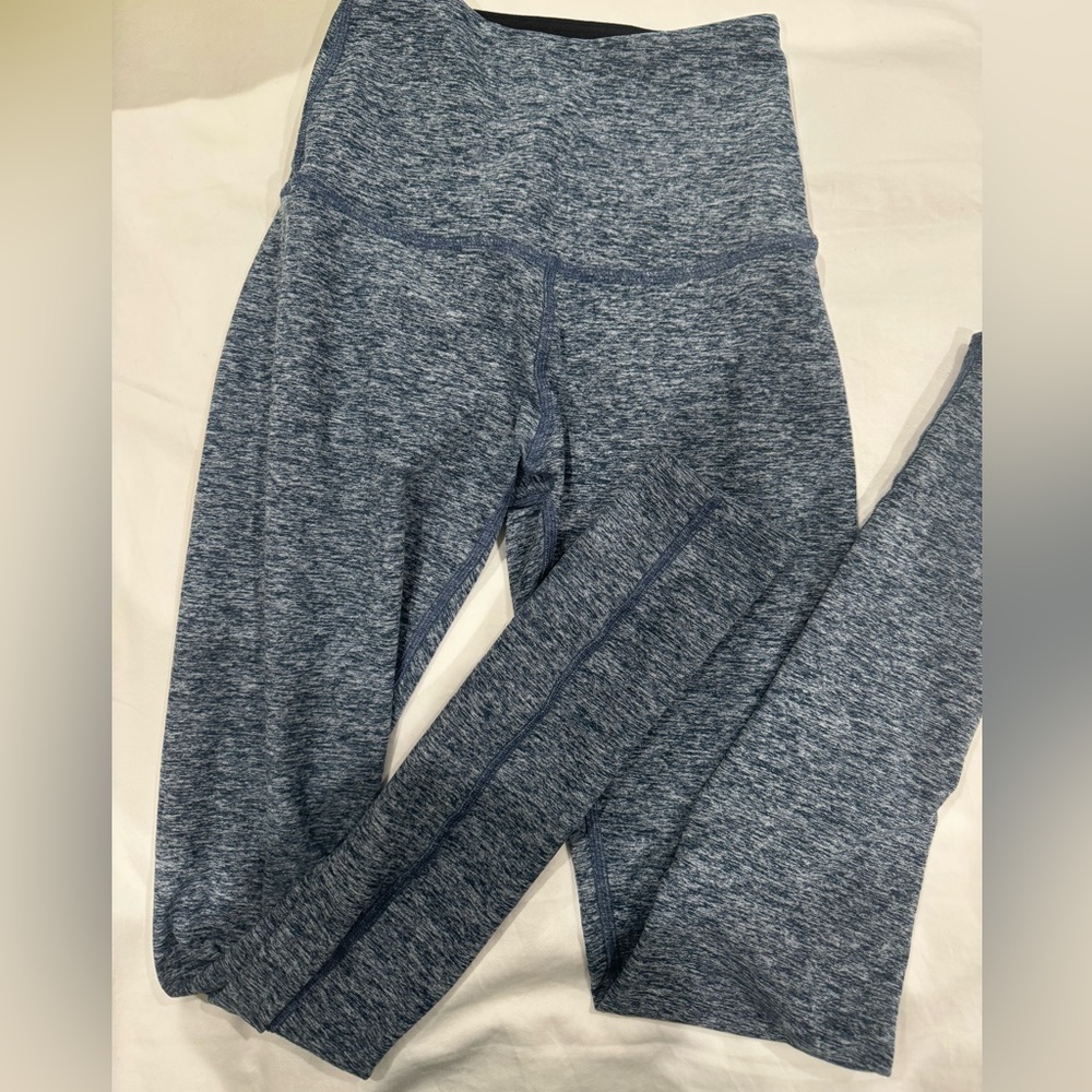 Beyond Yoga Blue Space Dye High Waist Leggings